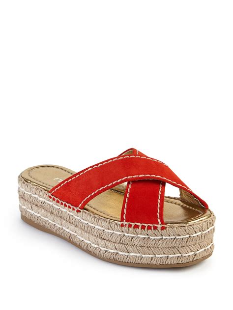 prada platform espadrille sandals